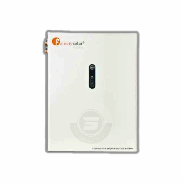 8.7kWh Felicity 48V Lithium Battery with smart BMS, rack mount design, and LiFePO₄ chemistry for solar energy storage.