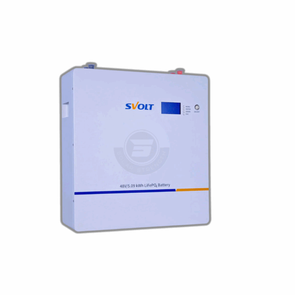 “5.09kWh SVOLT 48V Lithium Battery for solar systems – rack-mount LiFePO4 with BMS – compatible with Victron and Sunsynk”