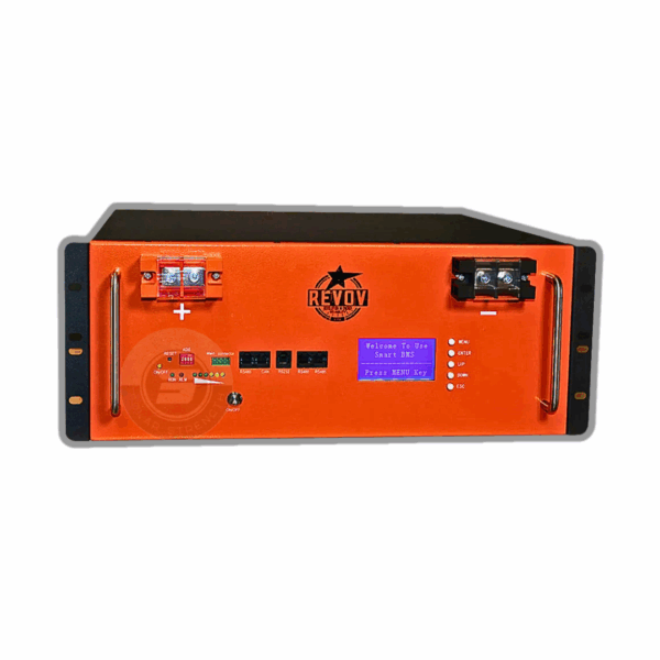 5.1kWh Revov 48V Lithium Battery Rackmount – Advanced lithium solar battery storage for homes and businesses in South Africa with Victron compatibility"