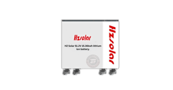 HZ Solar 51.2V 15.36kwh (300ah) lithium ion battery